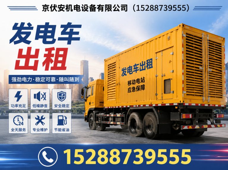 日照发电车出租展示图